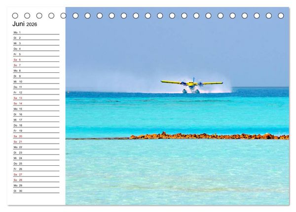 Produktbild: So sch&ouml;n sind die Malediven (Tischkalender 2026 DIN A5 quer), CALVENDO Monatskalender
