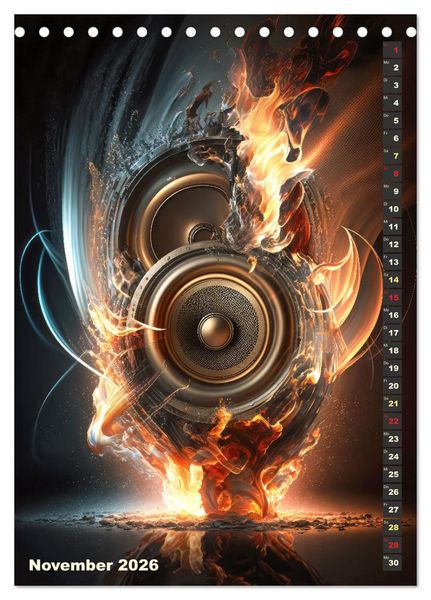 Produktbild: LAUT STARK EXPLOSIV (Tischkalender 2026 DIN A5 hoch), CALVENDO Monatskalender