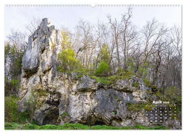 Produktbild: Faszinierende H&ouml;hlen auf der Schw&auml;bischen Alb (Wandkalender 2026 DIN A2 quer), CALVENDO Monatskalender