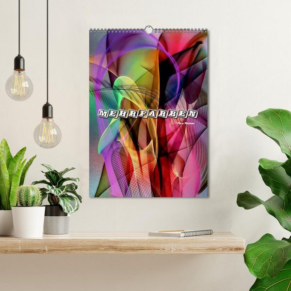 Produktbild: Mehrfarben von Nico Bielow (Wandkalender 2026 DIN A3 hoch), CALVENDO Monatskalender