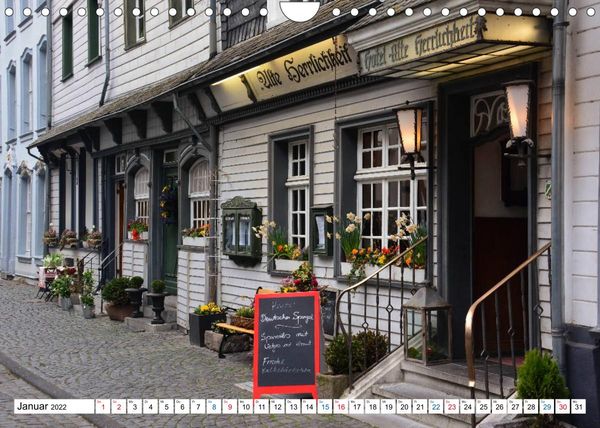 Produktbild: Monschau - Fachwerkidylle in der Eifel (Wandkalender 2022 DIN A4 quer)
