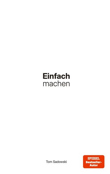 Produktbild: Einfach machen
