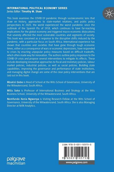 Produktbild: The Future of the South African Political Economy Post-COVID 19