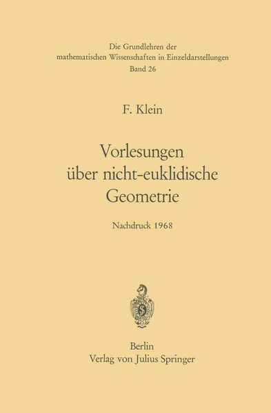 Produktbild: Vorlesungen &uuml;ber Nicht-Euklidische Geometrie