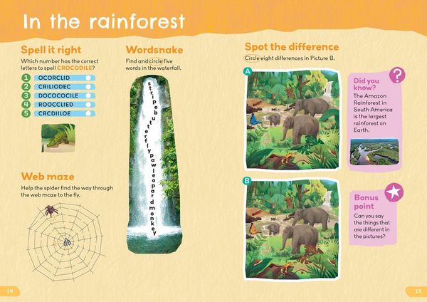 Produktbild: Collins 1000 English Words Activity Book: The world around us
