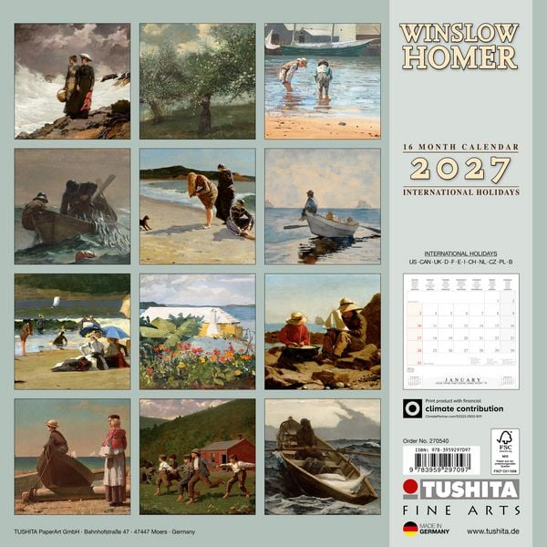 Produktbild: Winslow Homer 2027