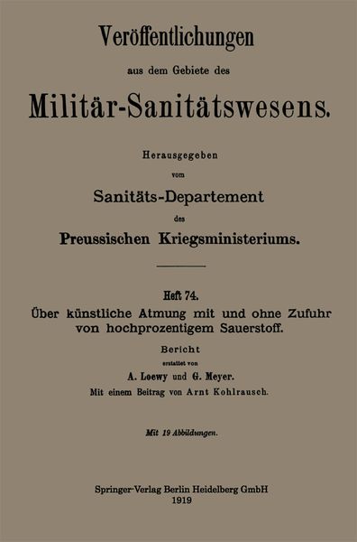 Produktbild: &Uuml;ber k&uuml;nstliche Atmung mit und ohne Zufuhr von hochprozentigem Sauerstoff