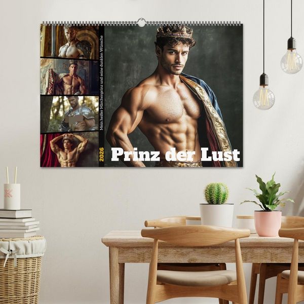 Produktbild: Prinz der Lust (Wandkalender 2026 DIN A2 quer), CALVENDO Monatskalender