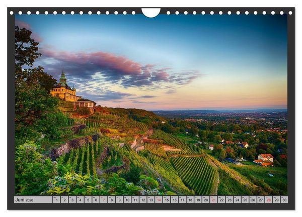 Produktbild: Burgen und Schl&ouml;sser um Dresden (Wandkalender 2026 DIN A4 quer), CALVENDO Monatskalender