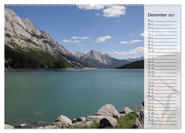 Produktbild: Rocky Mountains 2027 (Wandkalender 2027 DIN A2 quer), CALVENDO Monatskalender