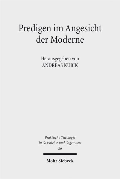 Produktbild: Predigen im Angesicht der Moderne