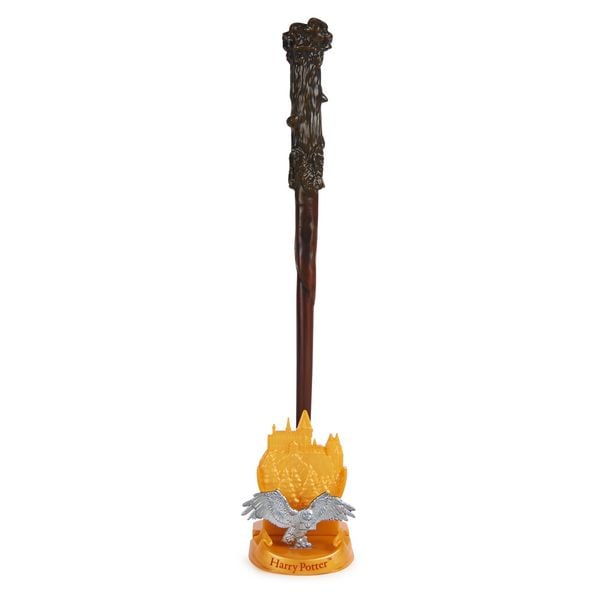 Produktbild: Wizarding World Harry Potter - Authentischer Harry Potter Zauberstab aus Kunststoff mit Hogwarts-Halterung