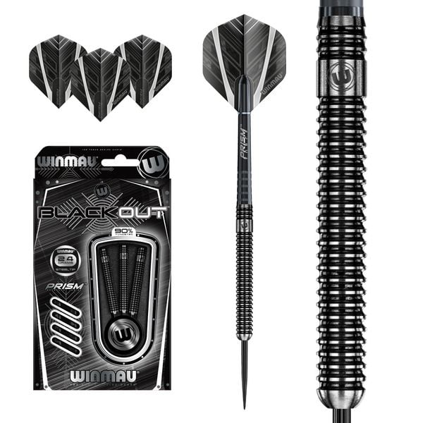 Produktbild: Winmau 7095.2 - Steeldart Winmau Blackout 1083-24g