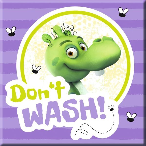 "Die Olchis. Magnet ""Don't Wash"""