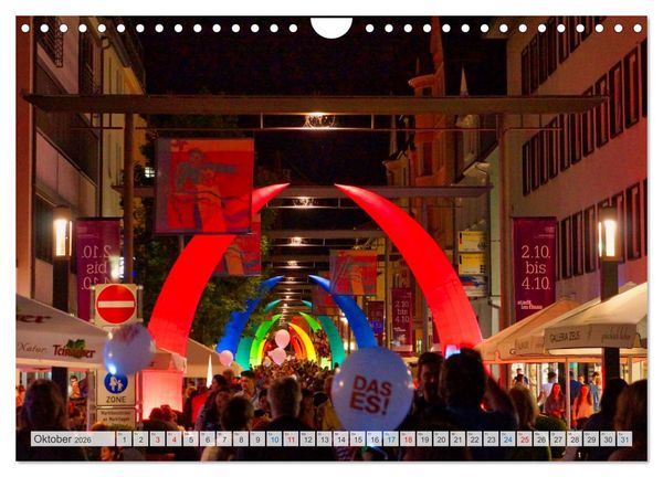 Produktbild: Esslingen zwischen Tag und Nacht (Wandkalender 2026 DIN A4 quer), CALVENDO Monatskalender