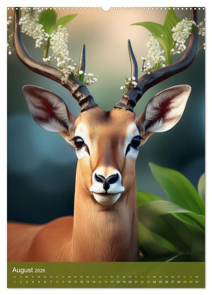 Produktbild: Crazy Safari (hochwertiger Premium Wandkalender 2026 DIN A2 hoch), Kunstdruck in Hochglanz