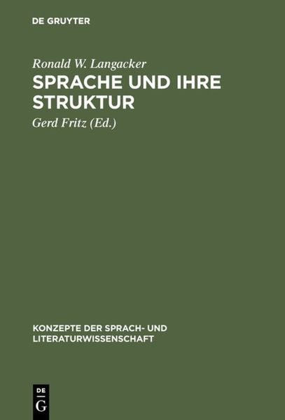 Produktbild: Sprache und ihre Struktur