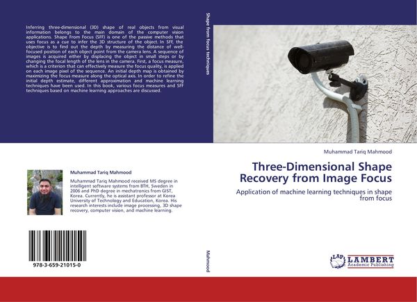 Produktbild: Three-Dimensional Shape Recovery from Image Focus