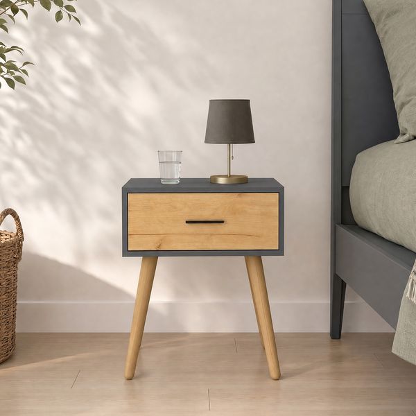 Produktbild: Nachttisch mit Schublade 45x30x56 cm Singol L