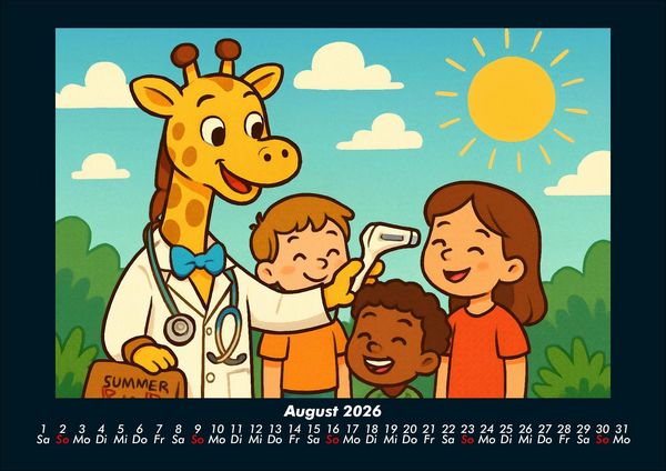 Produktbild: Nala entdeckt ihren Beruf als &Auml;rztin 2026 Fotokalender DIN A4