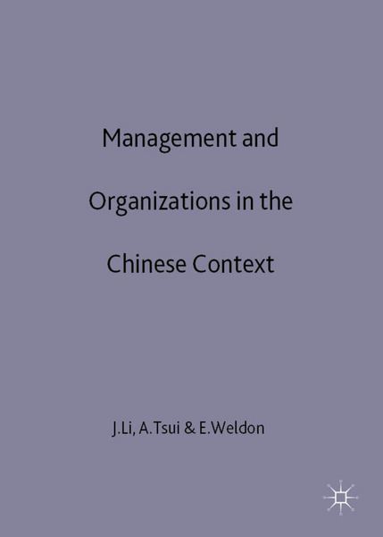 Produktbild: Management and Organizations in the Chinese Context