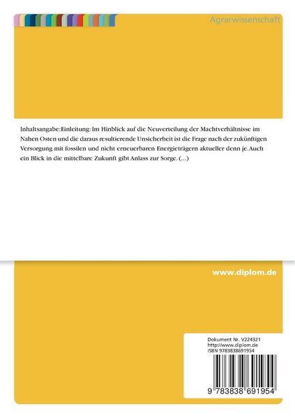 Produktbild: Nachhaltiger Energietr&auml;ger Biodiesel?