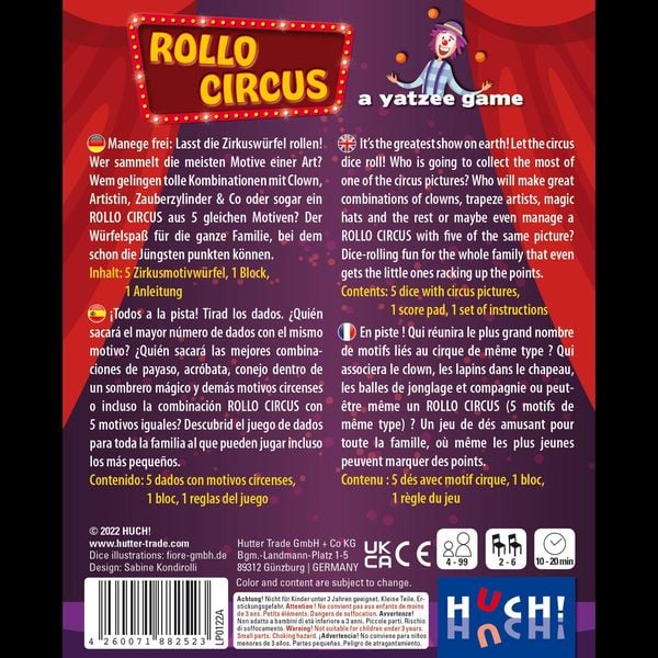 Produktbild: HUCH! - Rollo Circus