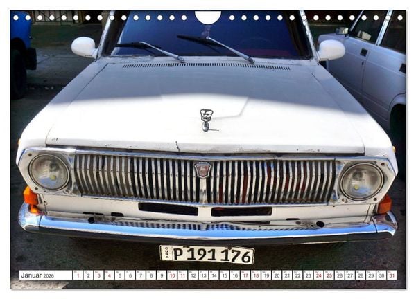Produktbild: BEST OF WOLGA - Der sowjetische Oldtimer GAZ-24 (Wandkalender 2026 DIN A4 quer), CALVENDO Monatskalender