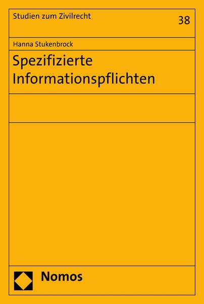Produktbild: Spezifizierte Informationspflichten