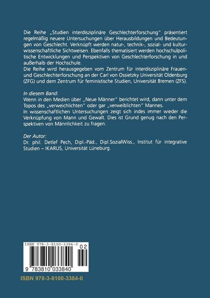 Produktbild: &bdquo;Neue M&auml;nner&ldquo; und Gewalt