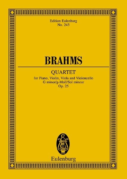 Produktbild: Klavierquartett g-Moll