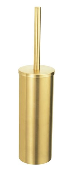 Produktbild: WC-Garnitur geschlossene Form Mod. Orea Gold matt, aus rostfreiem Edelstahl