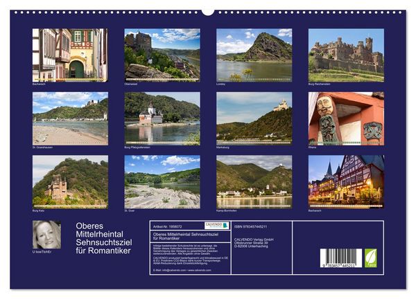 Produktbild: Oberes Mittelrheintal Sehnsuchtsziel f&uuml;r Romantiker (hochwertiger Premium Wandkalender 2026 DIN A2 quer), Kunstdruck in Hochglanz