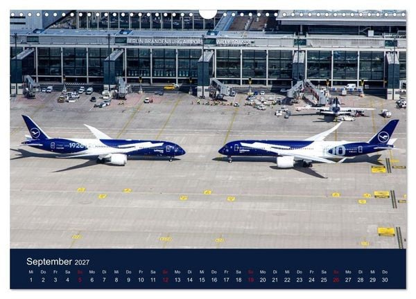 Produktbild: Lufthansa 100 Years (Wandkalender 2027 DIN A3 quer), CALVENDO Monatskalender
