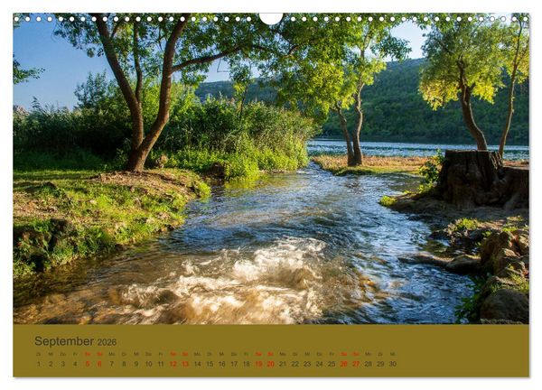 Produktbild: Nationalpark Krka - Wasser-Wunderwelt in Dalmatien (Wandkalender 2026 DIN A3 quer), CALVENDO Monatskalender