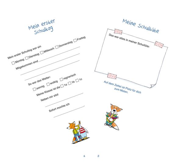 Produktbild: Schlau f&uuml;r die Schule: R&auml;tselspa&szlig; zum Schulstart mit Stickern (Schult&uuml;te 2023 blau)