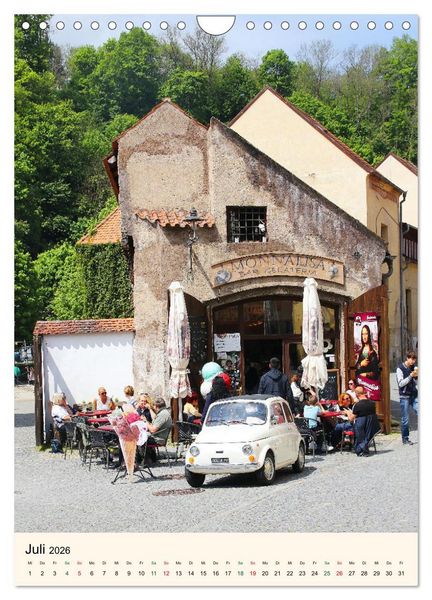 Produktbild: Krumau in Tschechien - Wundersch&ouml;nes Cesky Krumlov (Wandkalender 2026 DIN A4 hoch), CALVENDO Monatskalender