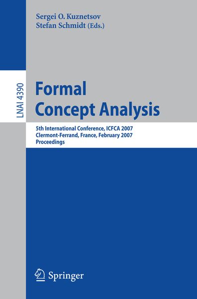 Produktbild: Formal Concept Analysis