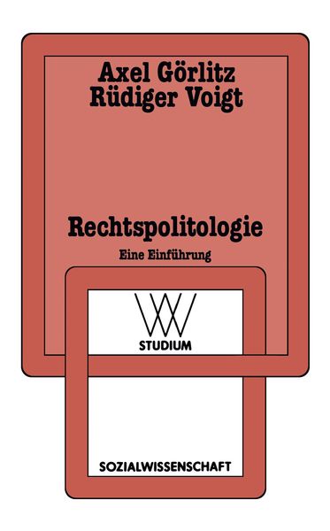 Produktbild: Rechtspolitologie