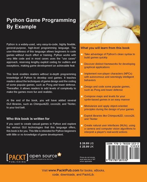 Produktbild: Python Game Programming By Example