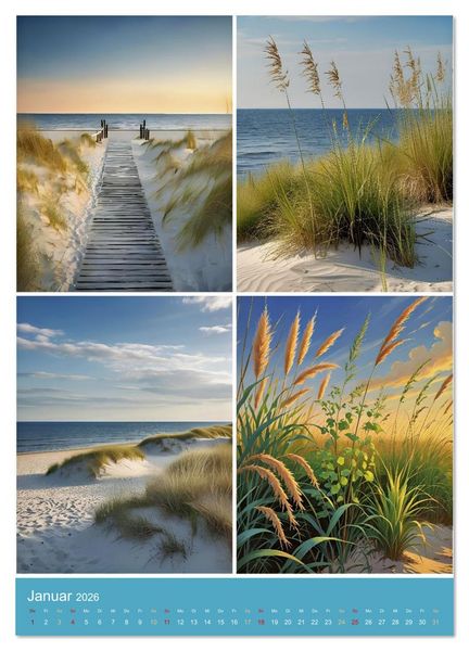 Produktbild: Endlich Ostsee Urlaub (Wandkalender 2026 DIN A4 hoch), CALVENDO Monatskalender