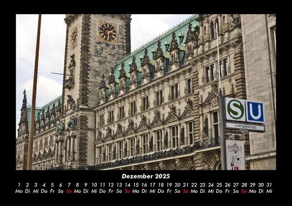 Produktbild: Hamburg 2025 Fotokalender DIN A3
