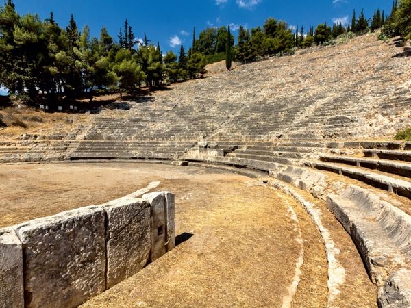 Produktbild: CALVENDO Puzzle Das in den Felsen gehauene antike Theater von Argos fasste 20.000 Zuschauer, Argolis, Peloponnes, Griechenland 1000 Teile Puzzle quer | 1000 Teile Lege-Gr&ouml;&szlig;e 64 &times; 48 cm Foto-Puzzle f&uuml;r gl&uuml;ckliche Stunden