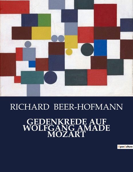 Produktbild: Gedenkrede Auf Wolfgang Amade Mozart