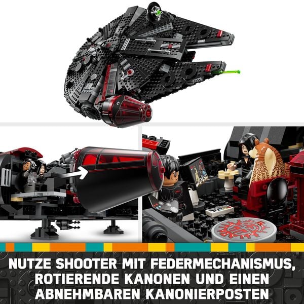 Produktbild: LEGO Star Wars 75389 Dunkler Millennium Falke - Spielzeug für Kinder