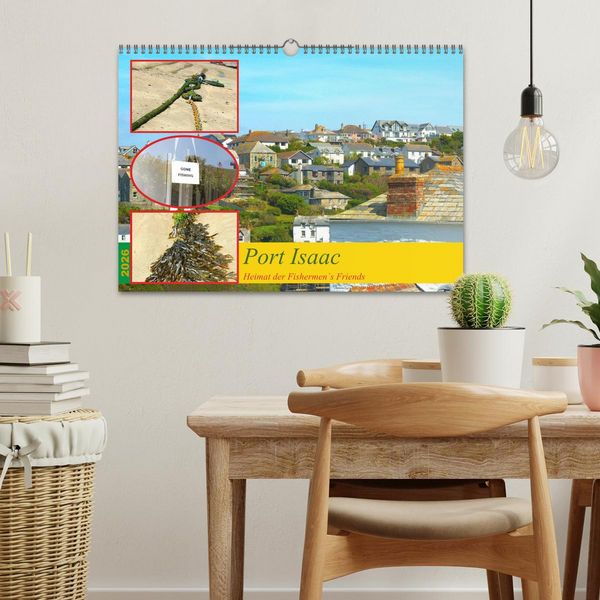 Produktbild: Port Isaac, Heimat der Fishermen`s Friends (Wandkalender 2026 DIN A3 quer), CALVENDO Monatskalender