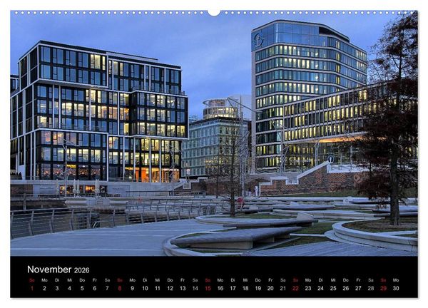 Produktbild: Hamburg (Wandkalender 2026 DIN A2 quer), CALVENDO Monatskalender