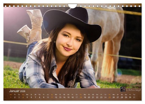 Produktbild: Western Girls (Wandkalender 2026 DIN A4 quer), CALVENDO Monatskalender