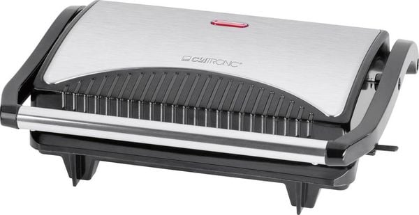 Produktbild: Clatronic MG 3519 Elektro Kontaktgrill Schwarz, Edelstahl