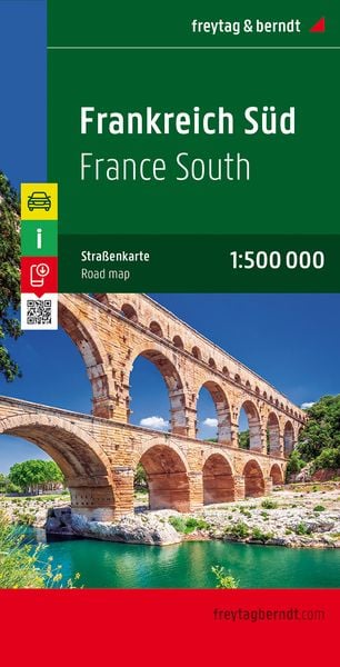 Frankreich Süd / France South 1 : 500 000. Autokarte, Straßenkarte